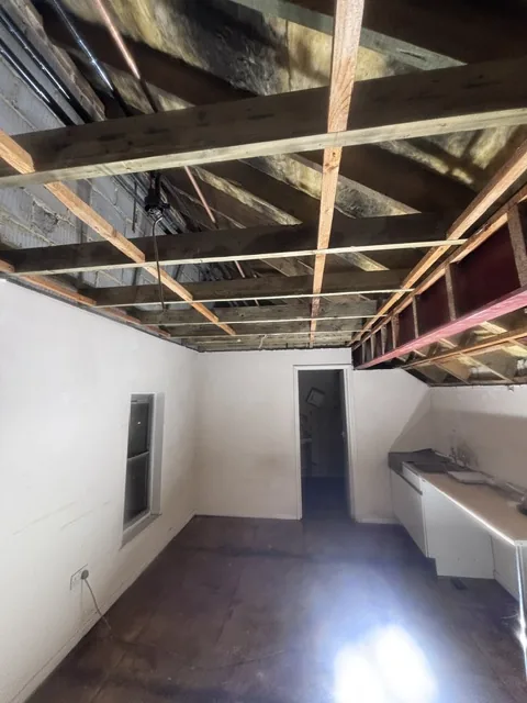 Controlled artex plasterboard strip-out in Finsbury Park