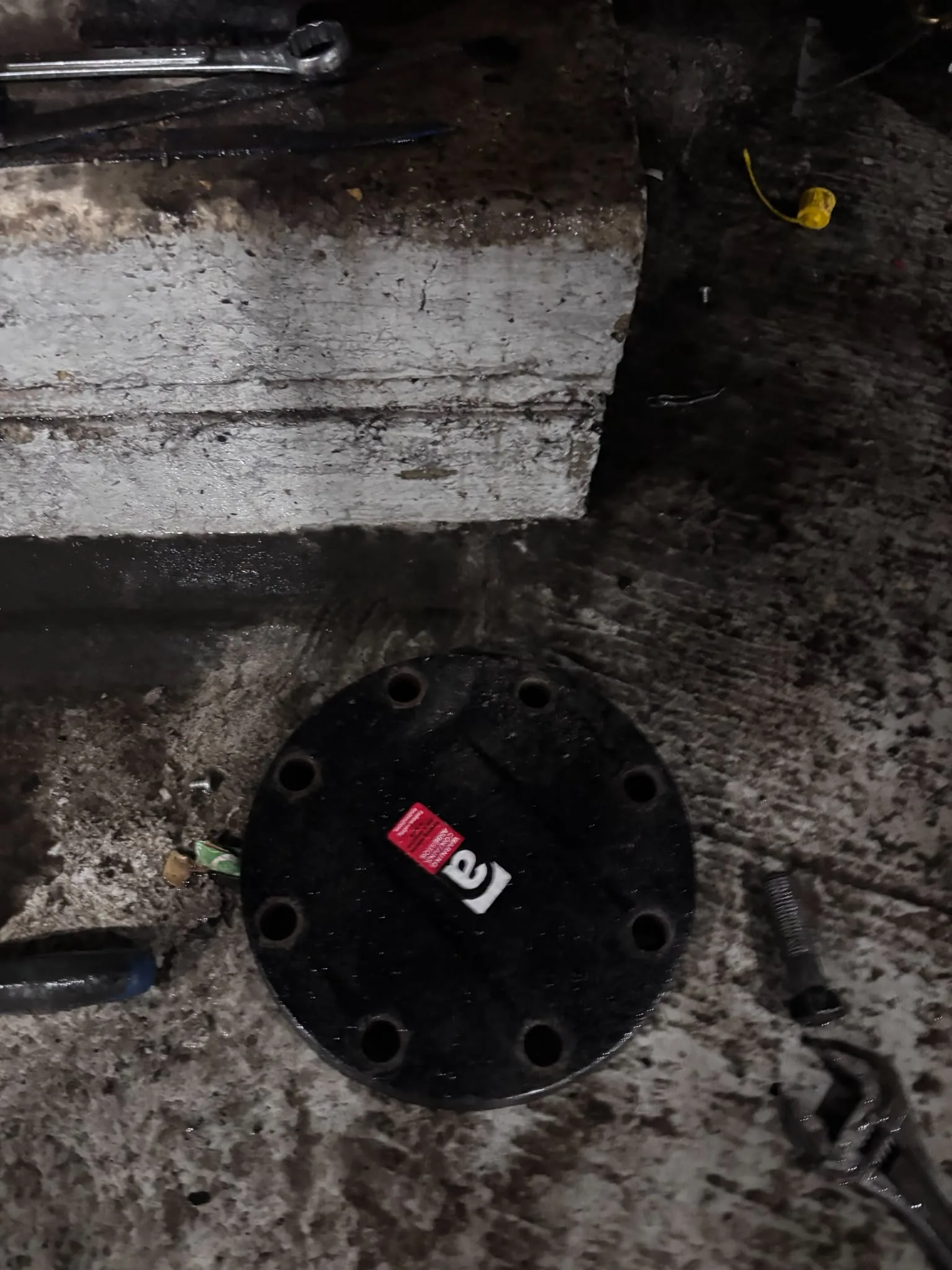 Artex scraping from a concrete ceiling during Finsbury Park refurbishment